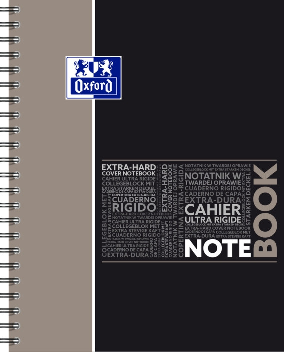 Kołonotatnik A4+/80 kratka Oxford Notebook