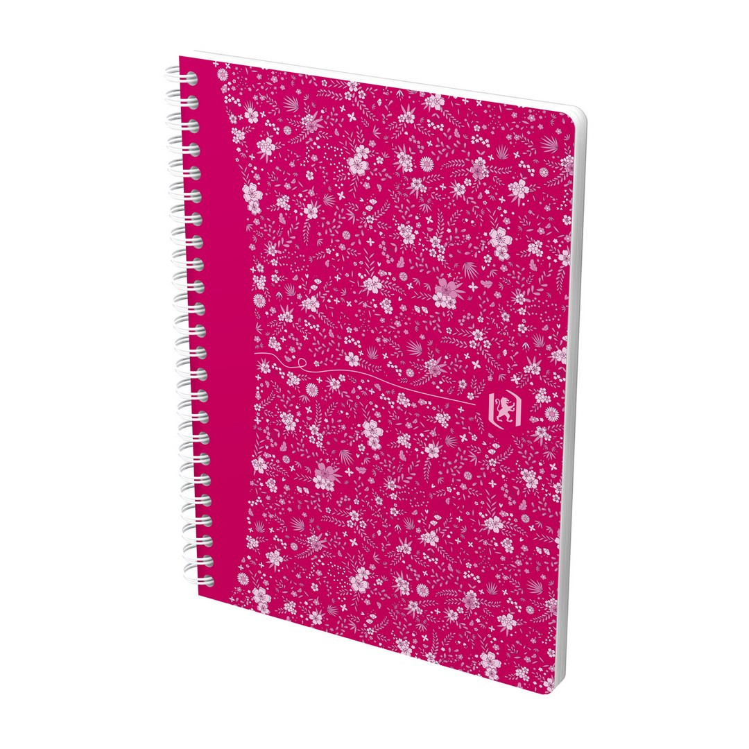 Kołonotatnik Oxford Floral A5/60k linia