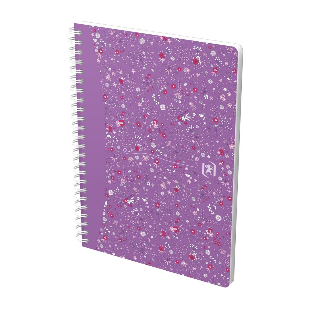 Kołonotatnik Oxford Floral A5/60k linia