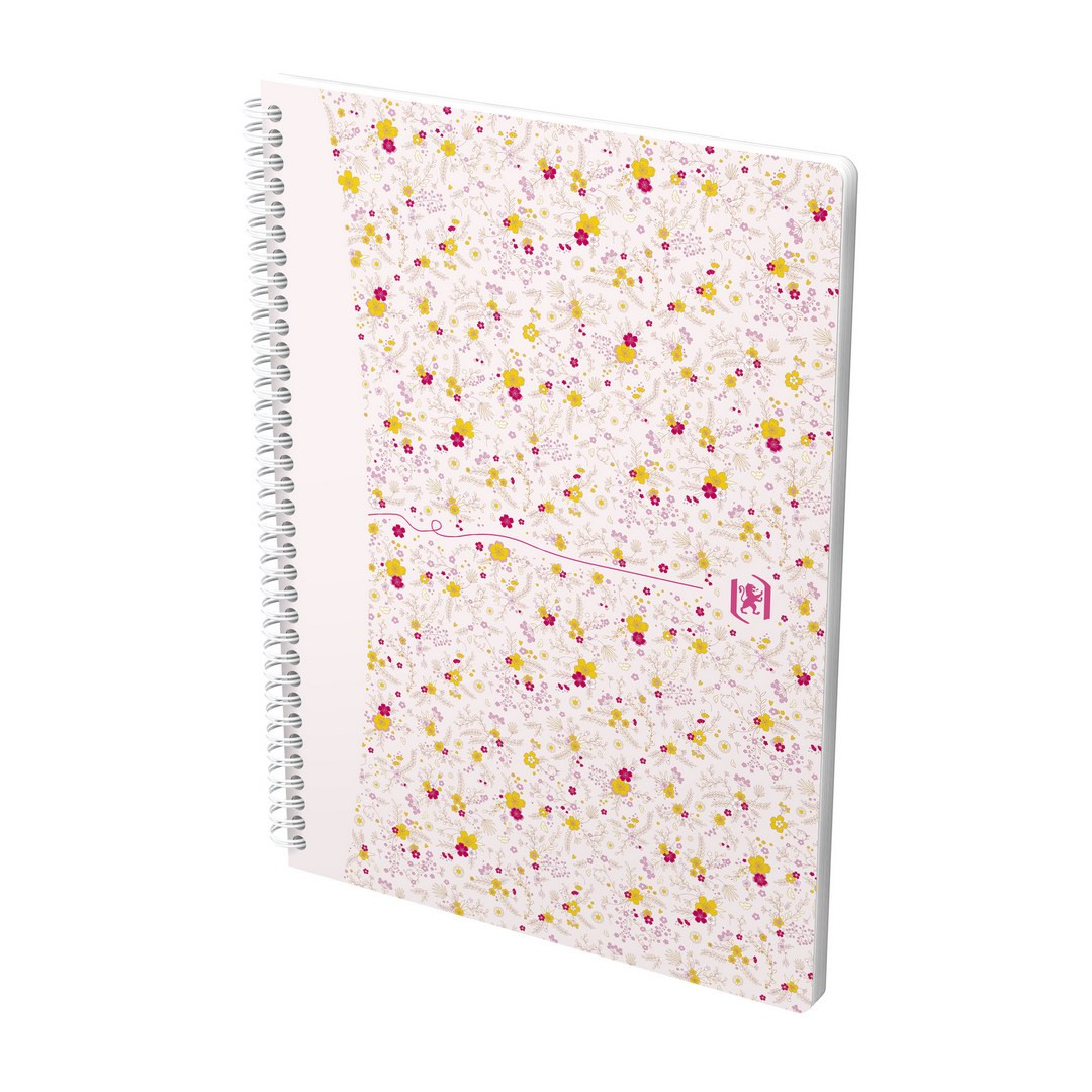 Brulion na spirali B5/60 kratka Oxford Floral mix wzorów