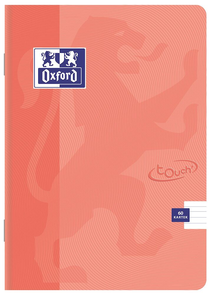 Zeszyt A5/60 linia Oxford Touch Pastel 90g mix kolorów