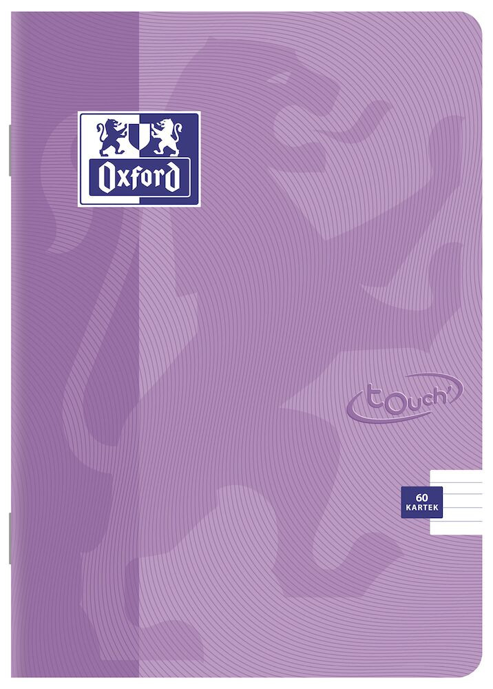Zeszyt A5/60 linia Oxford Touch Pastel 90g mix kolorów
