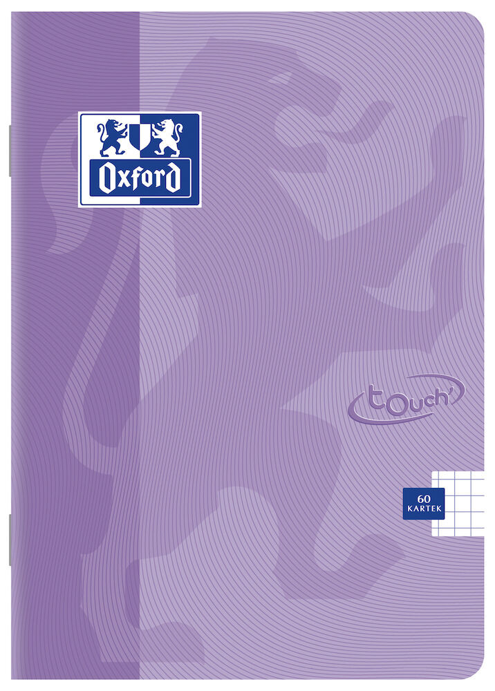 Brulion w kratkę A5/96 Oxford Touch Pastel 90g mix kolorów