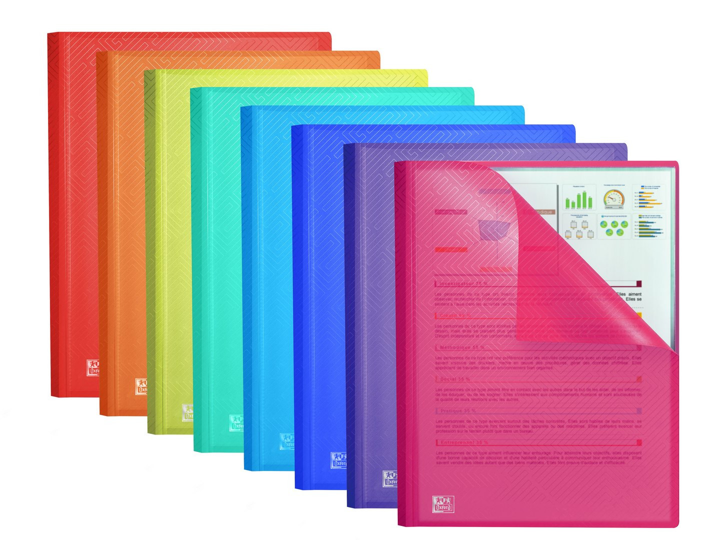 Album ofertowy A4/40k PP Oxford Urban przejrzysty mix 400147011