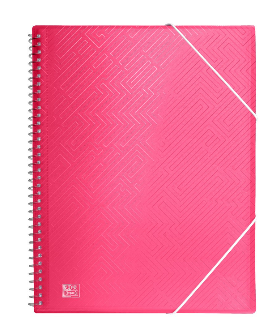 Album ofertowy na spirali A4/40k Oxford Urban przejrzysty mix 400147014