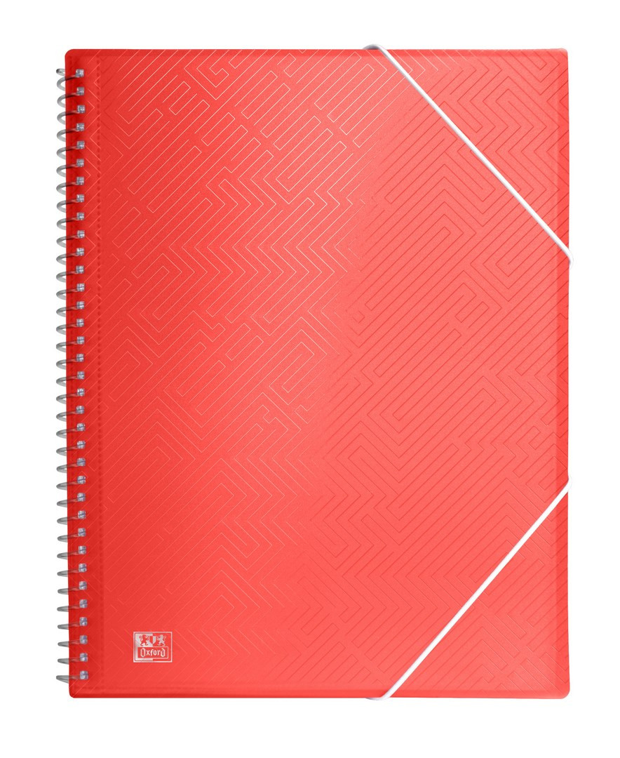 Album ofertowy na spirali A4/40k Oxford Urban przejrzysty mix 400147014