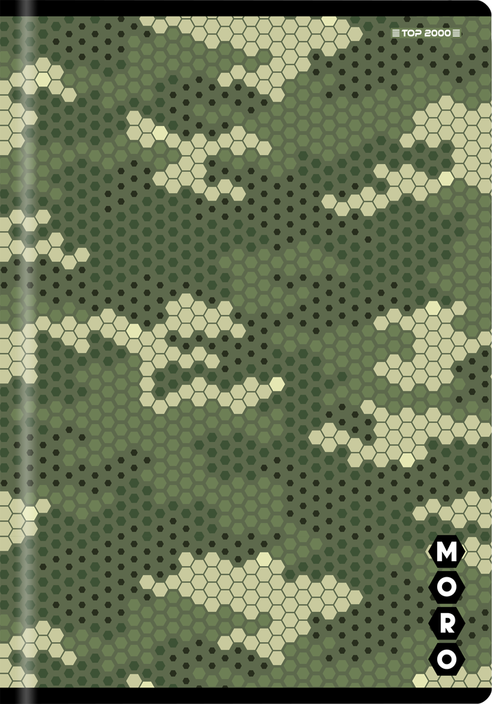 Zeszyt w kratkę A5 96 kartek MORO 70g TOP2000