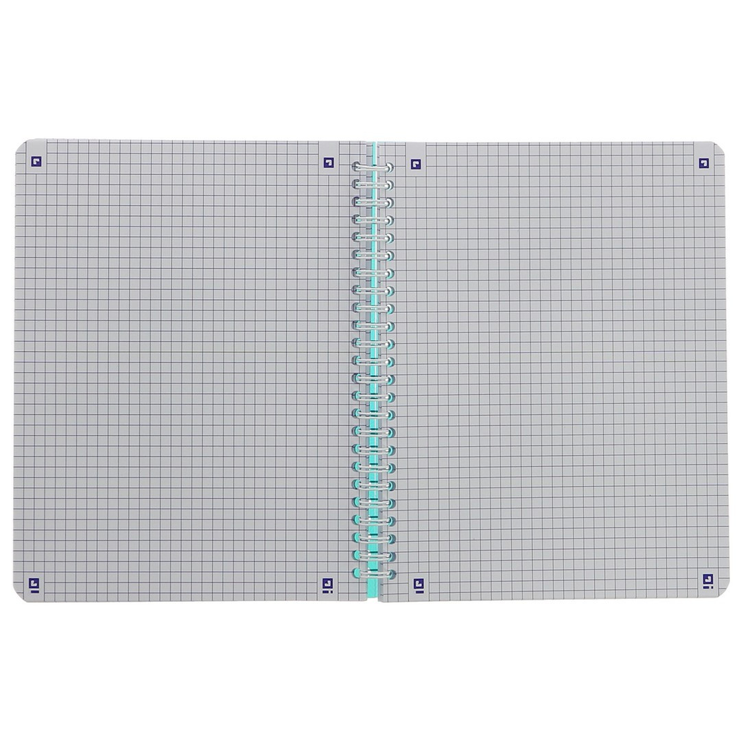 Kołozeszyt  B5+/80 kratka Oxford Campus Pastel