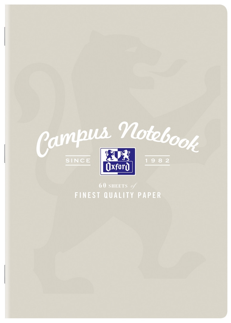 Zeszyt w kratkę A4/60 90g Oxford Campus Pastel
