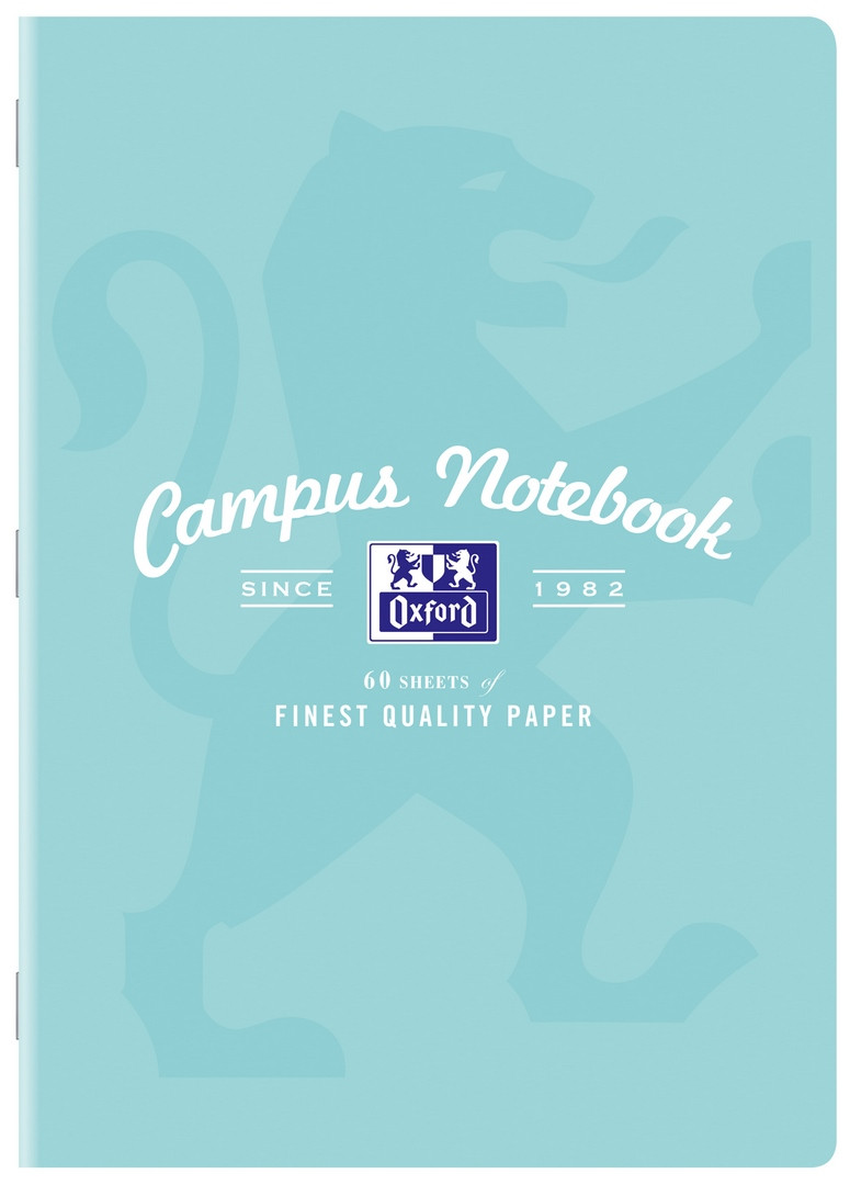 Zeszyt w kratkę A4/60 90g Oxford Campus Pastel
