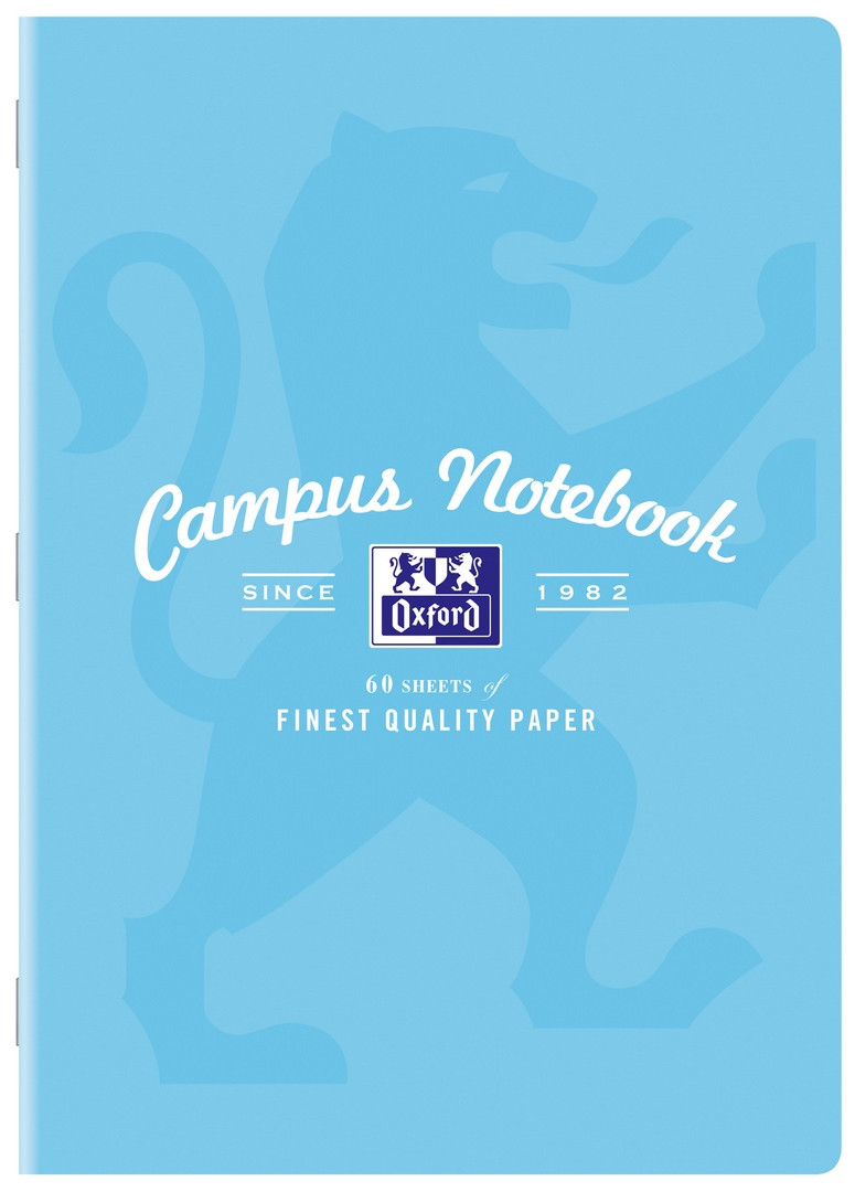 Zeszyt w kratkę A4/60 90g Oxford Campus Pastel