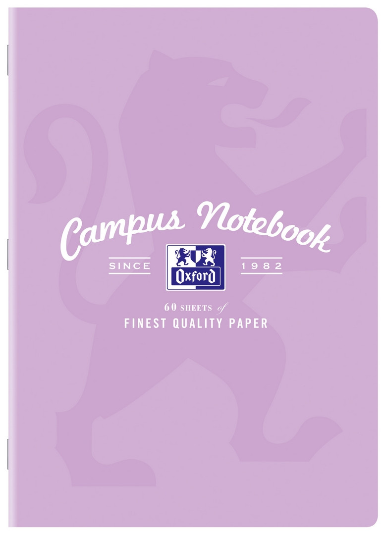 Zeszyt w kratkę A4/60 90g Oxford Campus Pastel