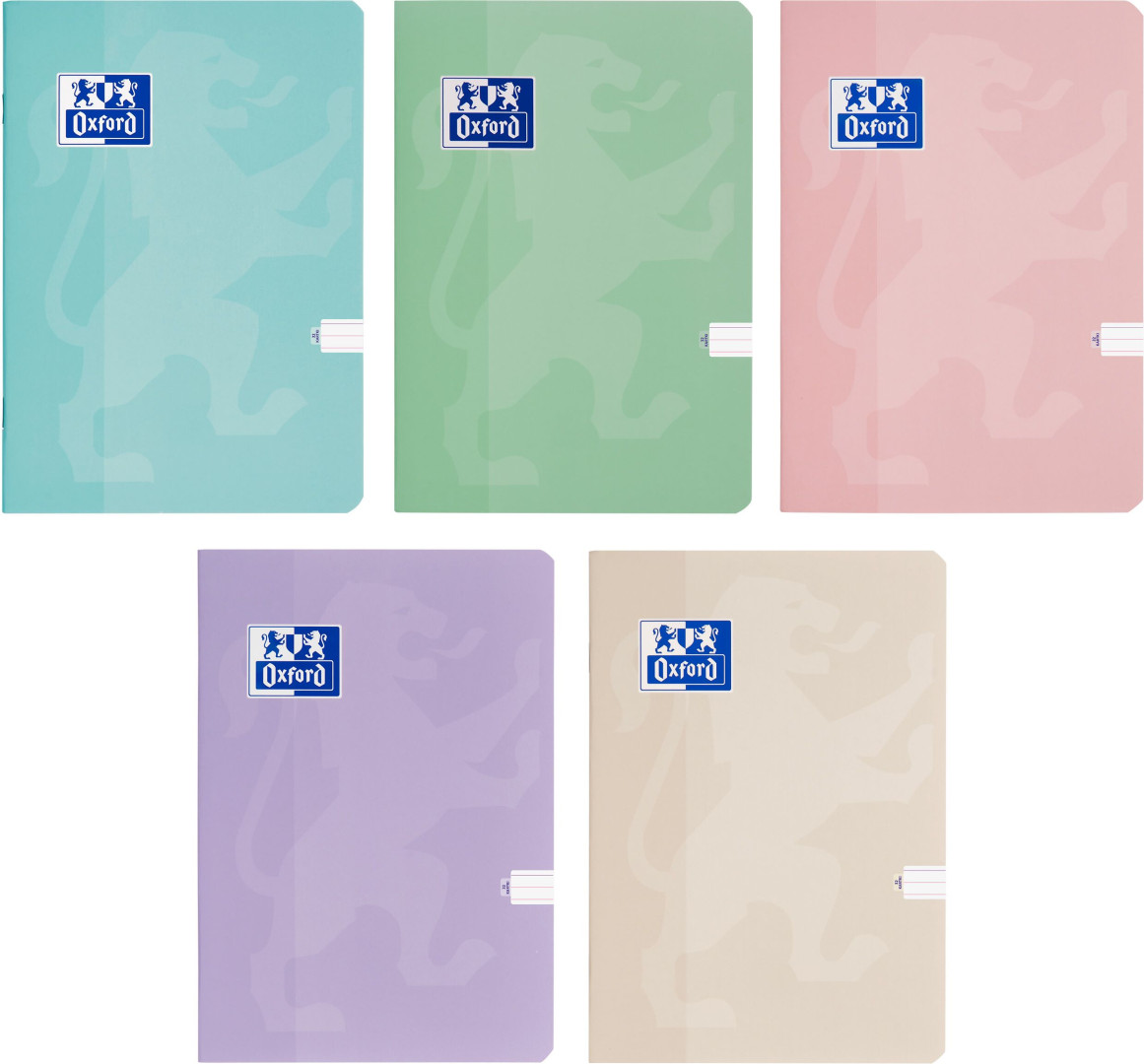 Zeszyt Oxford Touch Pastel A5/32k 3linia kolorowa 90g