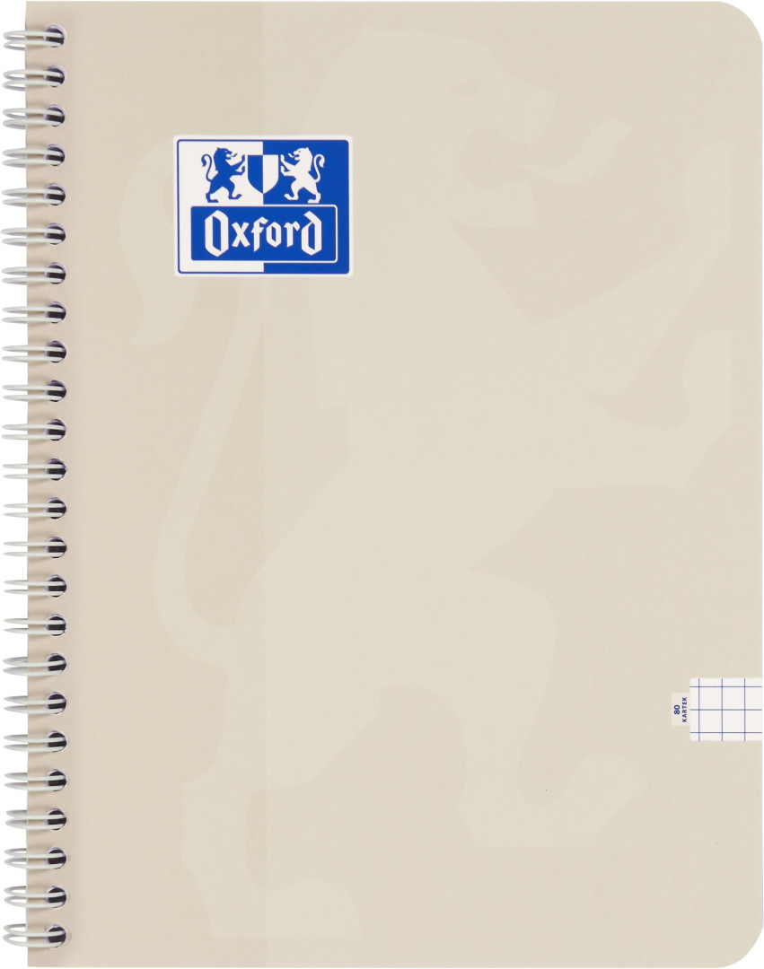 Kołozeszyt Oxford Touch Pastel A5/80k kratka 2 spirale