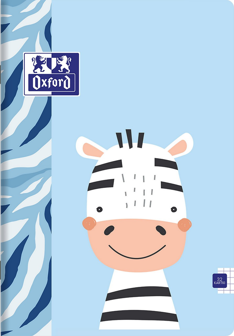Zeszyt w kratkę A5 32 kartki Oxford Kids mix okładek
