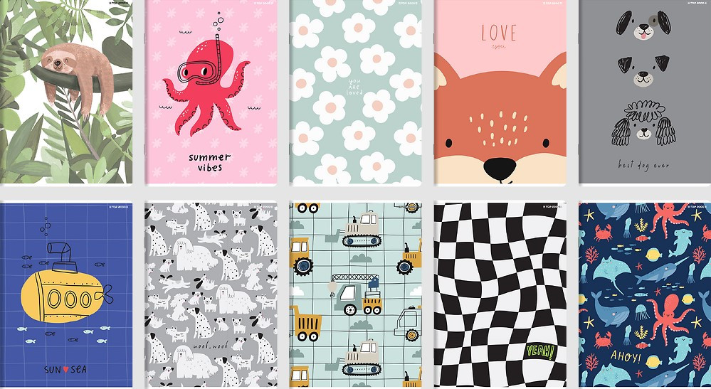 Zeszyt A5/32k 3 linia kol. Megamix 70g 400183672 TOP2000