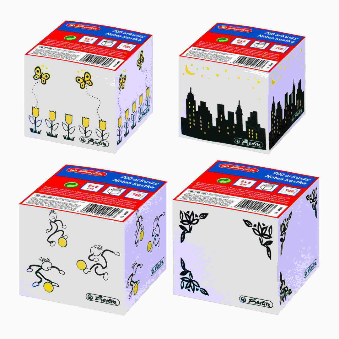 Notes kostka 8/8/7 R.M.  Herlitz 146001