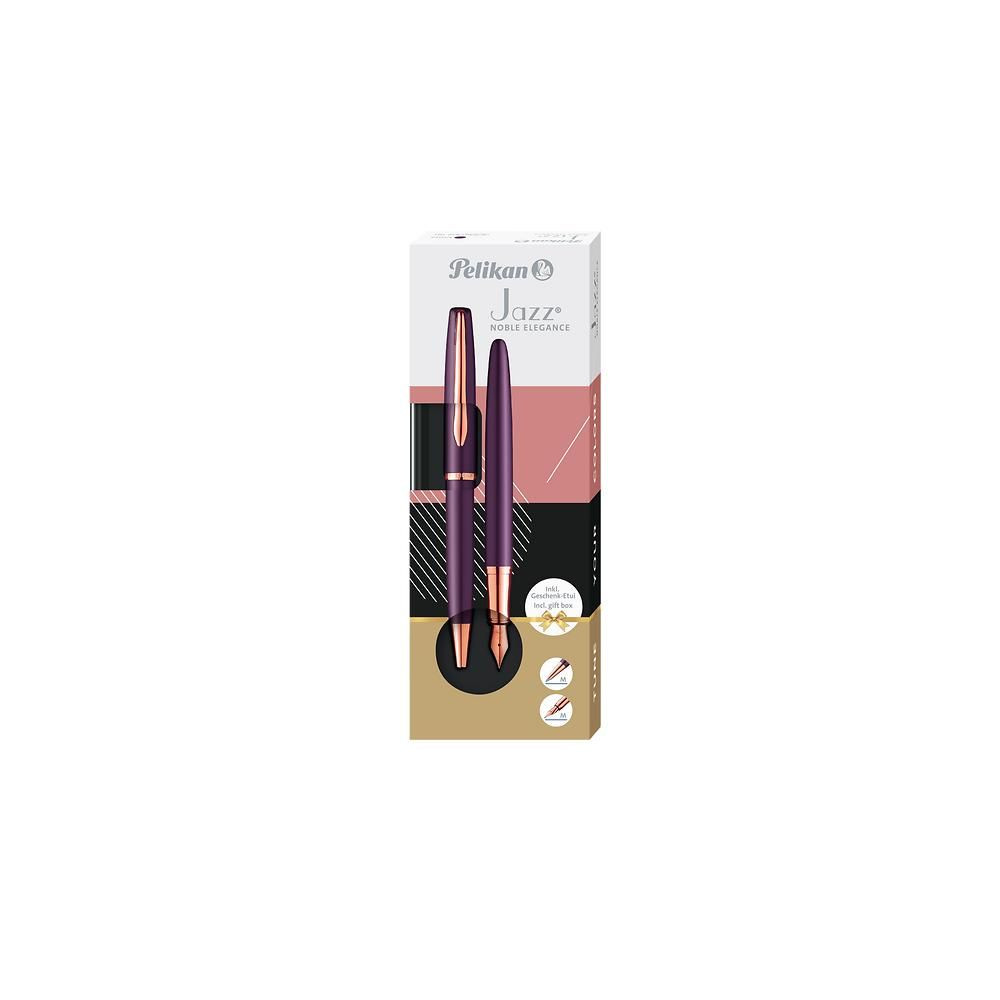 Pióro + długopis JAZZ Noble Elegance Viola etui  Pelikan / 400198411 Hamelin
