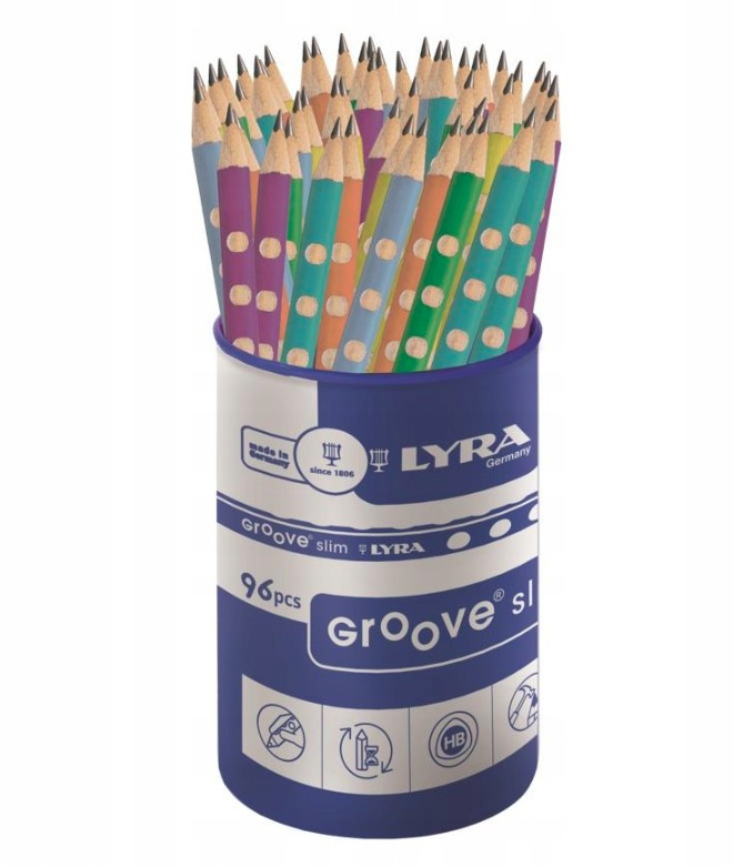 Ołówek Groove slim pastelowy HB mix Lyra L1763961 FIL