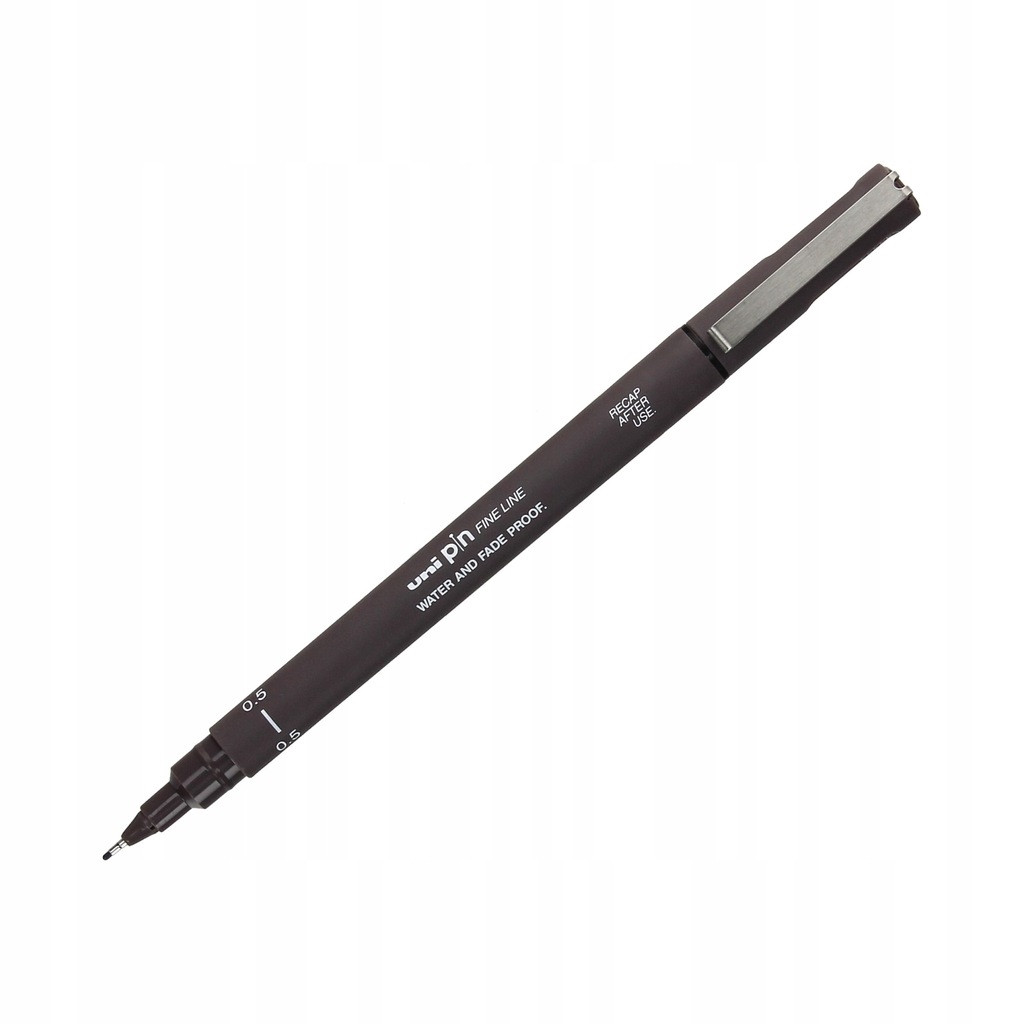 Cienkopis kreślarski UNI 0,5 ciemnoszary PIN-200