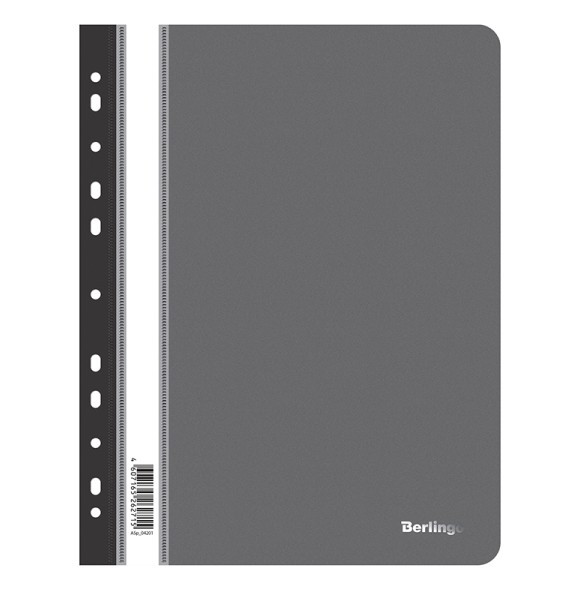 Skoroszyt A4 wpinany PP Berlingo 180 mikr. europerforacja Czarny