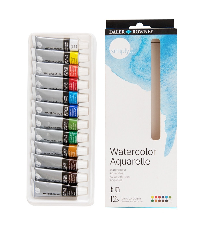 Farba wodna watercolour Simply 12x12ml Fila
