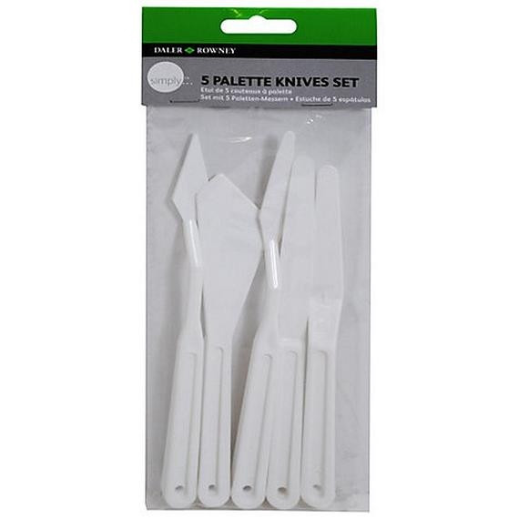 Zestaw szpachelek plastikowych 5szt. Simply