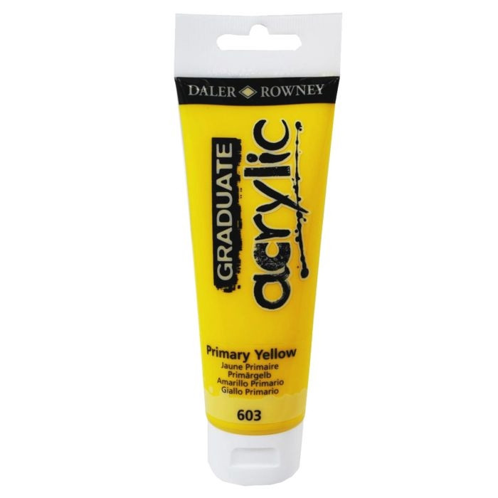 Farba akrylowa Graduate Arcylic 120ml Primary Yellow