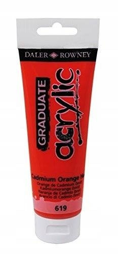 Farba akrylowa Graduate Acrylic 120ml Cadmium Orange Hu