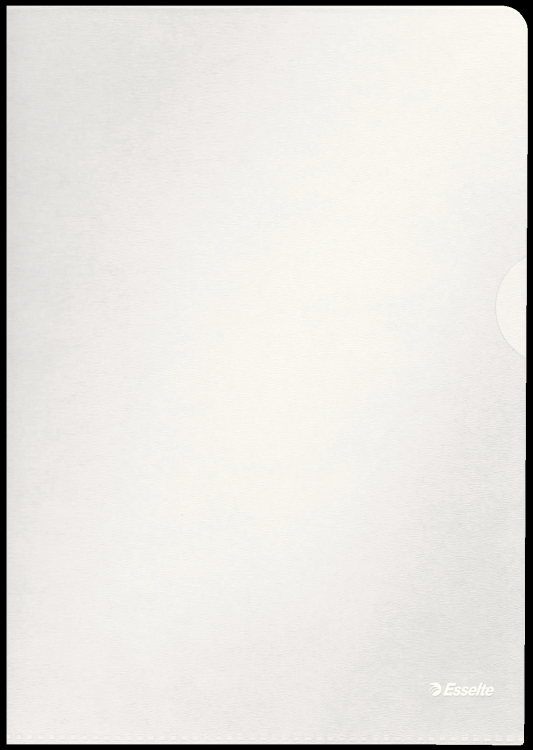 Ofertówka groszkowa L Esselte A4/100szt., 115mic. - przezroczysta