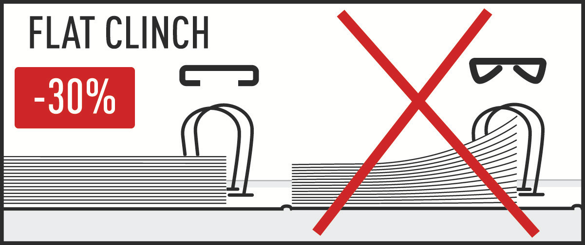 Zszywacz średni metalowy Flat Clinch Leitz Nexxt czarny