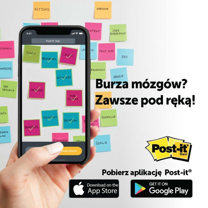 Karteczki samoprzylepne Post-it Super Sticky XXXL ultra kolor w linię 127x203mm 4x45k