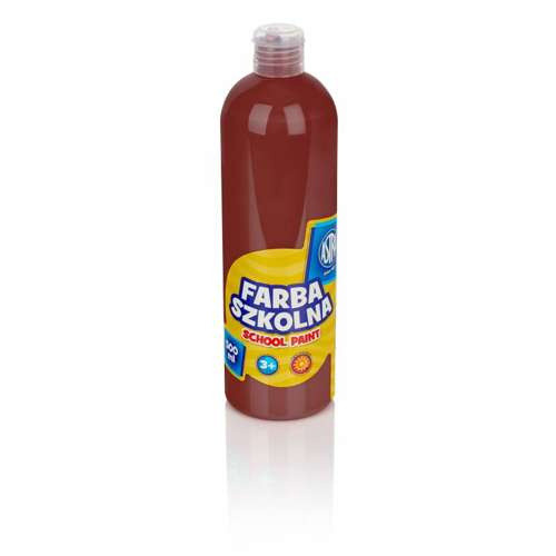 Farba szkolna Astra 500 ml brązowa