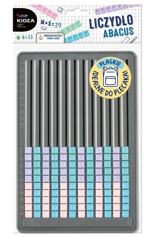 Liczydło płaskie do plecaka Kidea LPPKA Derform