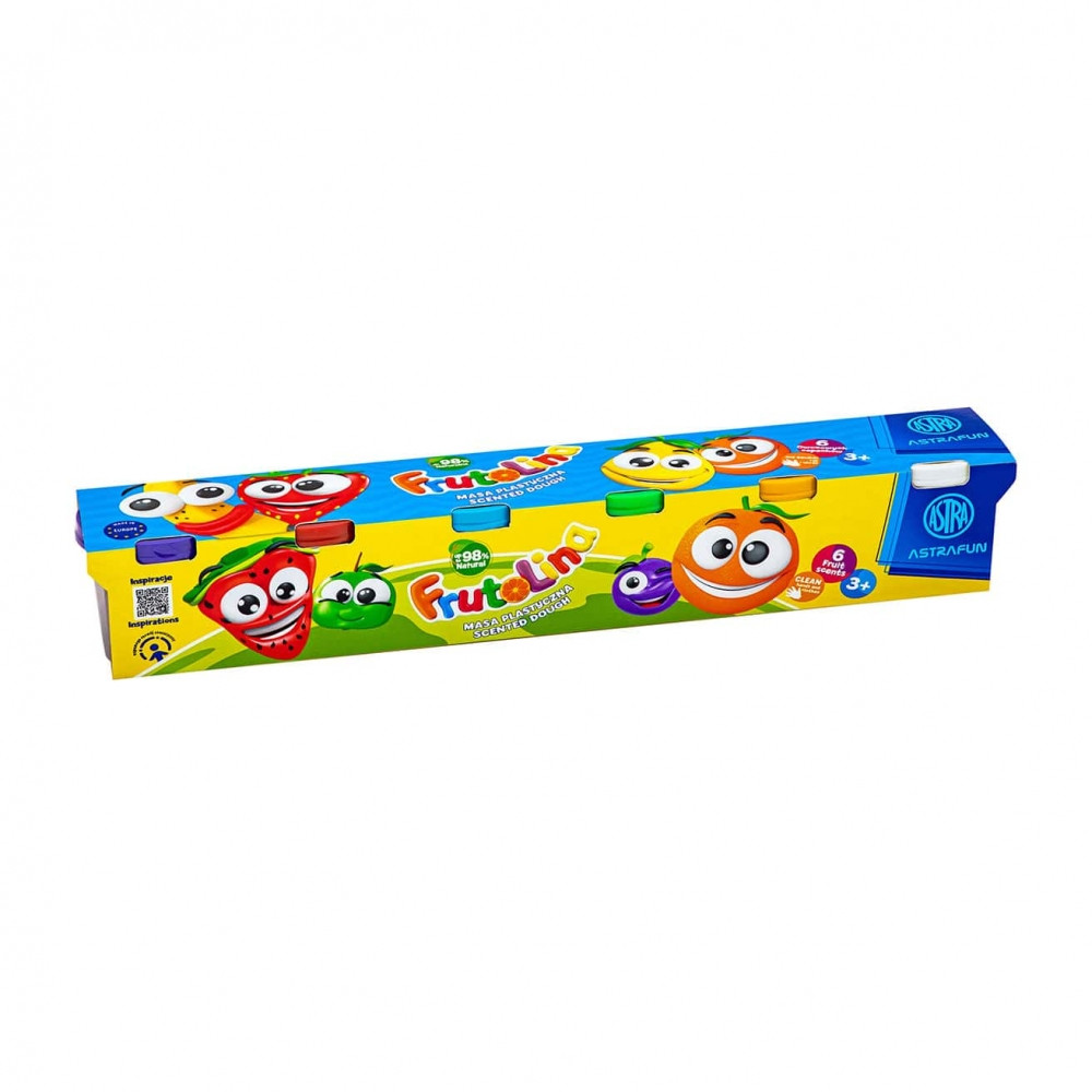 Masa plastyczna Frutolina 100g x 6szt - zestaw Astra Fun