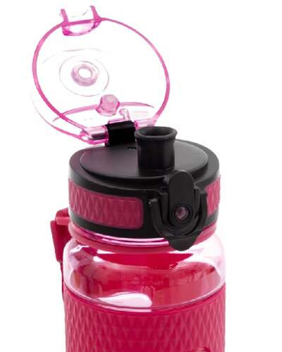 Bidon AQUA PURE Astra 400ml - neon różowy