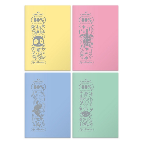 Zeszyt A5/32k. kr ECO PP Pastel Colors FSC Herlitz 9500295