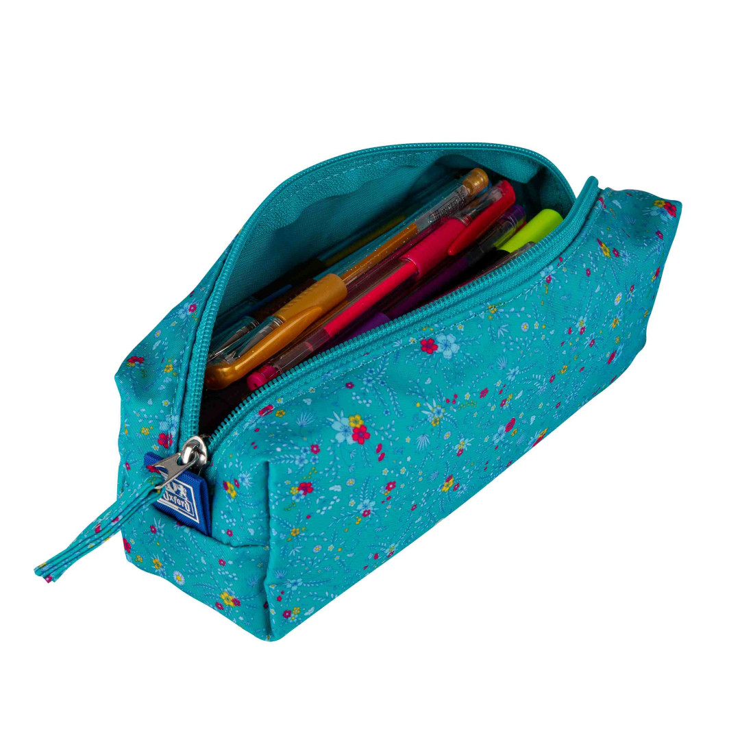 Saszetka duża Oxford Floral turkus 400159621 Hamelin