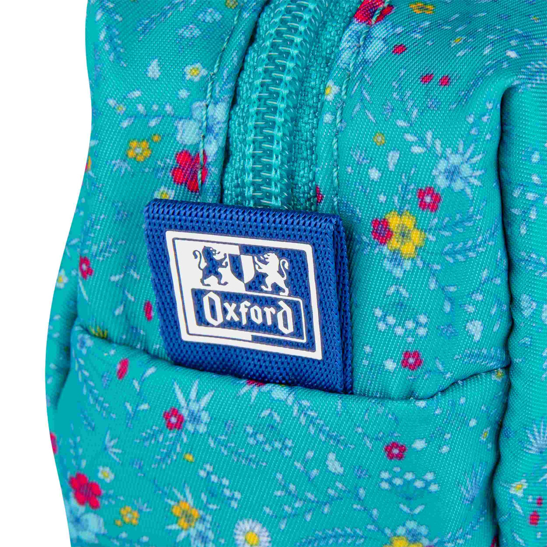 Saszetka duża Oxford Floral turkus 400159621 Hamelin