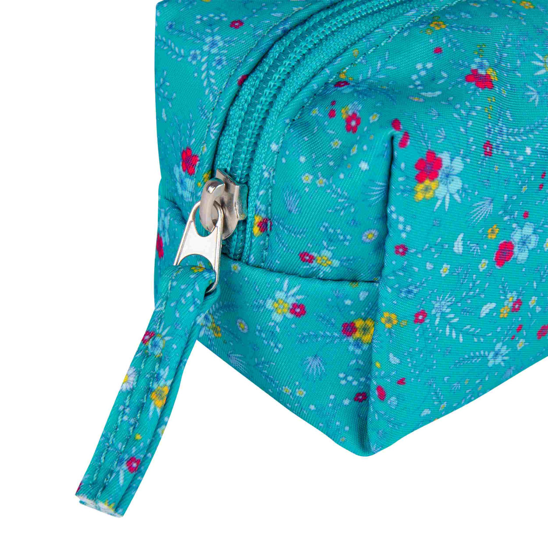 Saszetka duża Oxford Floral turkus 400159621 Hamelin