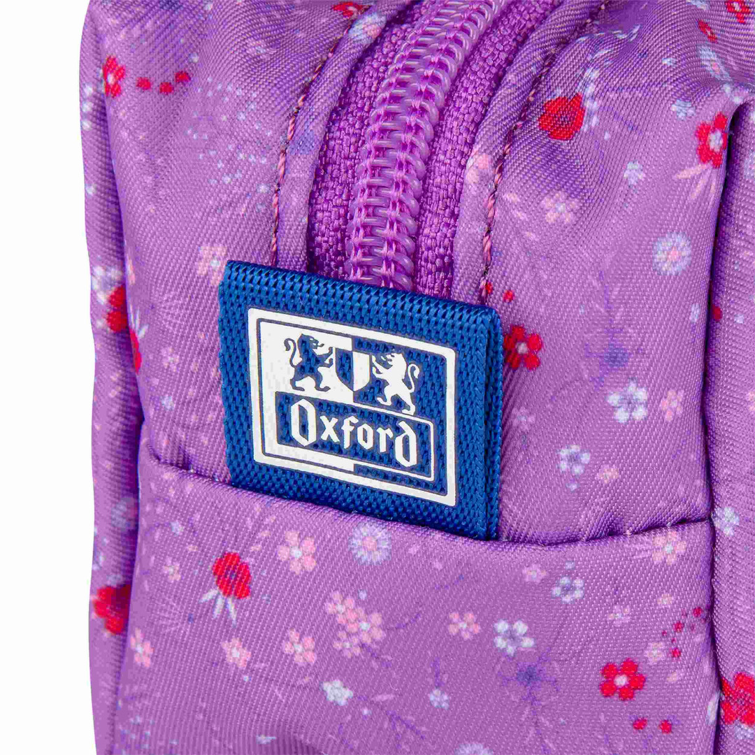 Saszetka duża Oxford Floral ciemnyfiolet 400159623 Hamelin