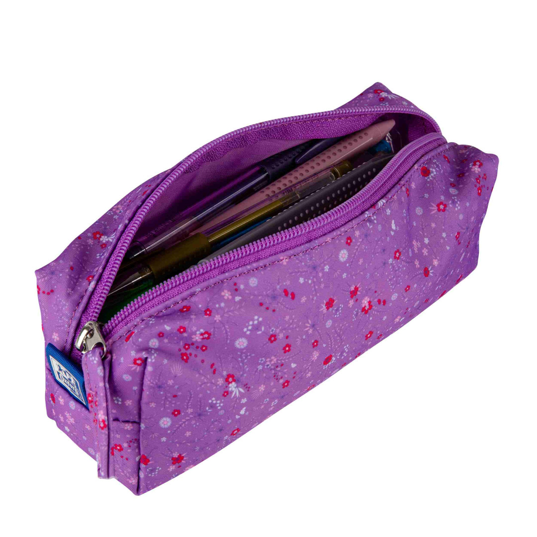 Saszetka duża Oxford Floral ciemnyfiolet 400159623 Hamelin