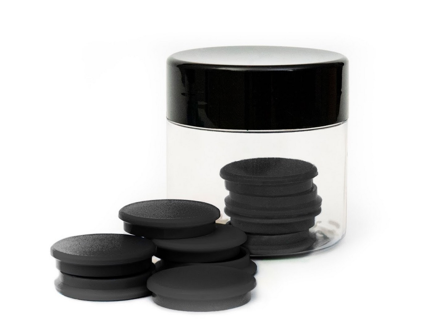 Magnesy 30mm standard czarne Tres 10szt.