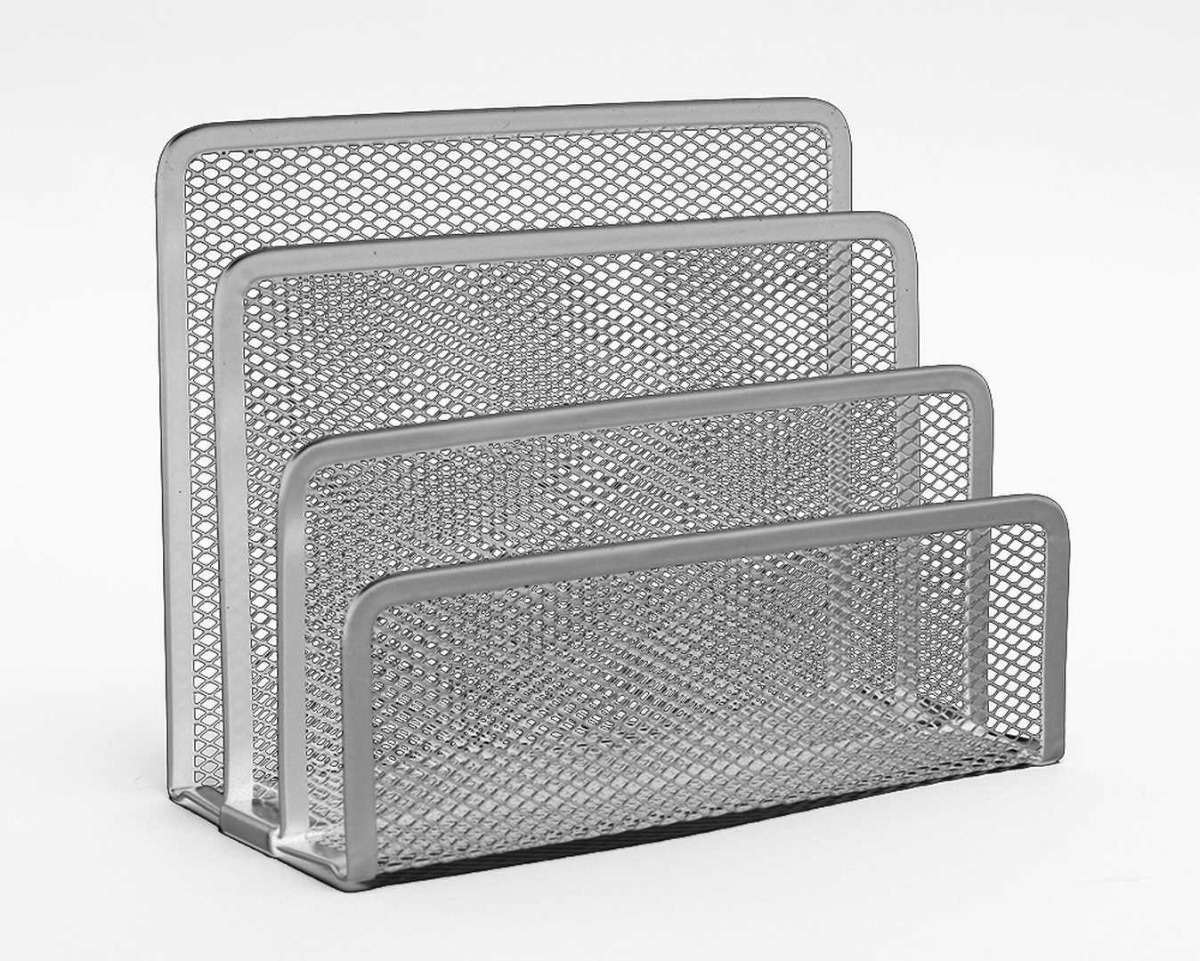 Półka na listy siatka Tres srebrna