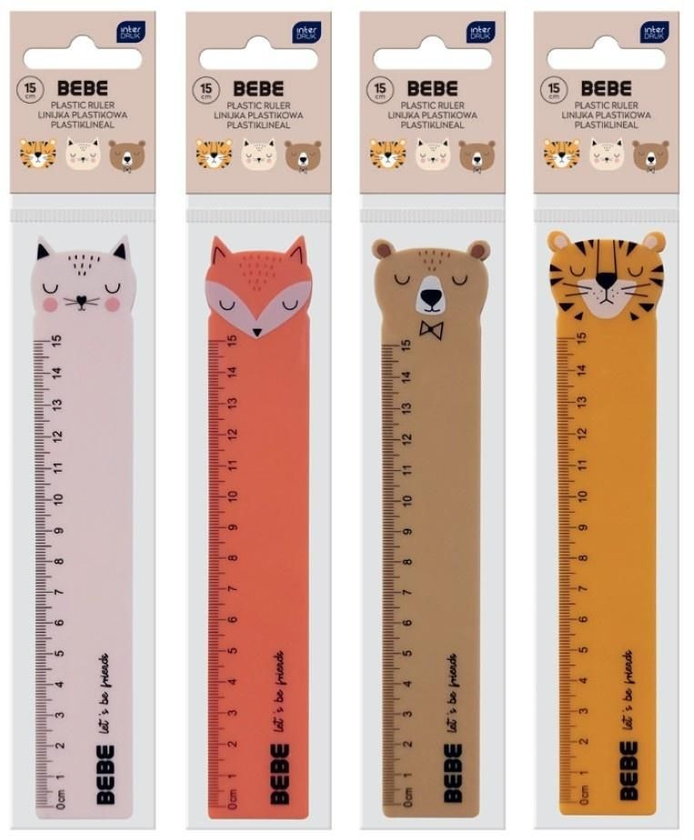 Linijka plastikowa 15cm BEBE Friends Interdruk