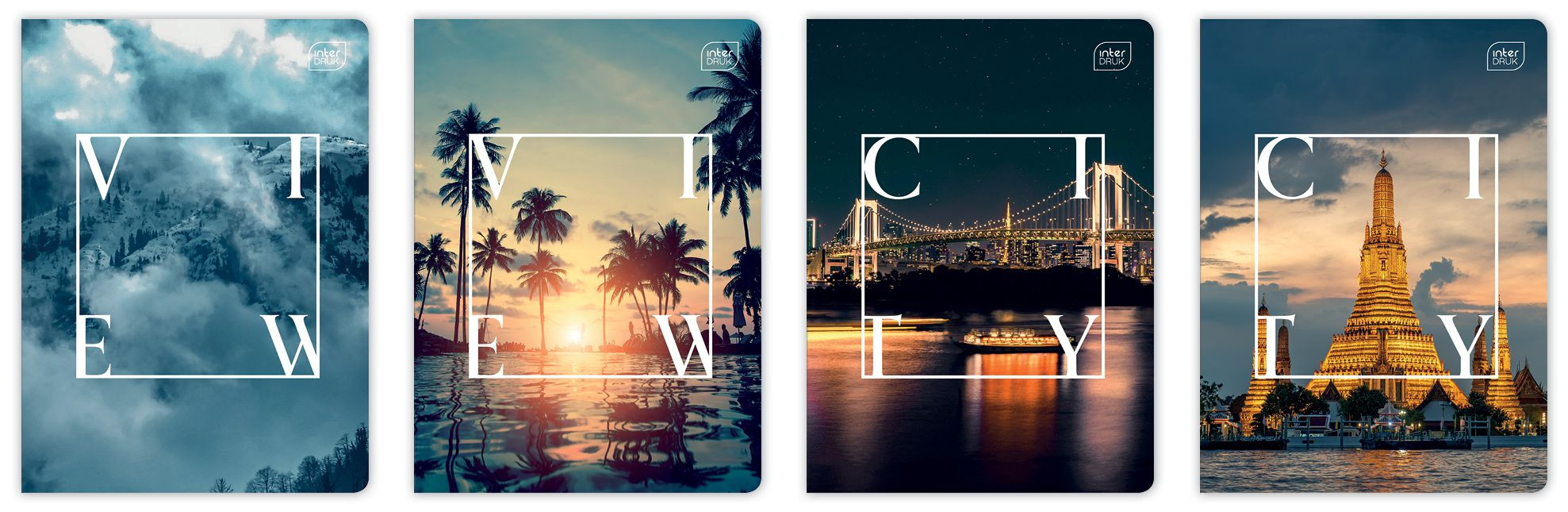 Zeszyt A5/96k kratka 70g UV Travel Interdruk