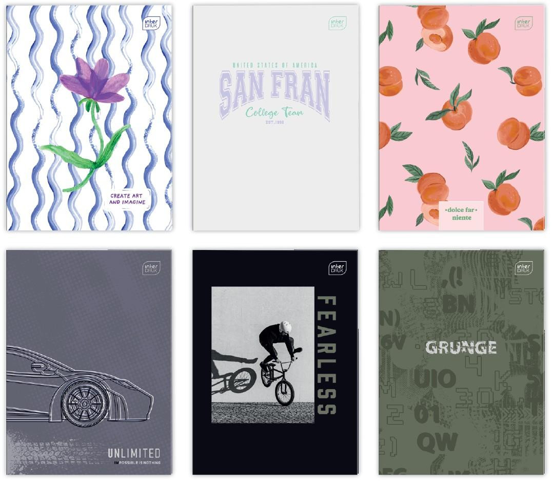 Zeszyt A4/60k linia UV mix Interdruk