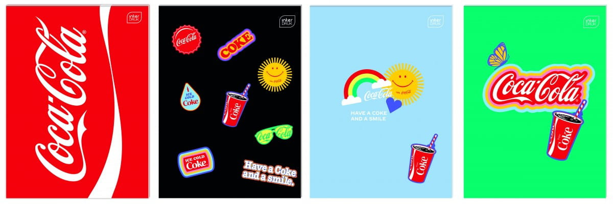 Zeszyt do słówek A6/32k. Mat+UV Coca Cola Interdruk