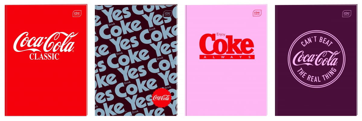Zeszyt do słówek A6/32k. Hybrid Coca Cola Interdruk