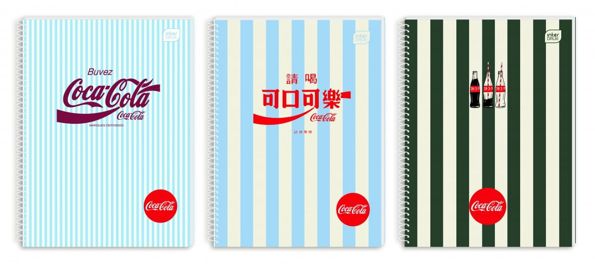 Kołozeszyt A5/100k. KR Soft Touch Coca Cola Interdruk